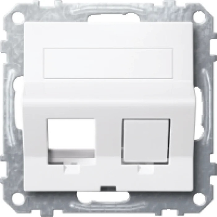 Плата похила Merten для Keystone RJ45 активно-білий · MERTEN · uk/plata-naklonnaya-merten-dlya-keystone-rj45-aktivno-belyj-mtn
