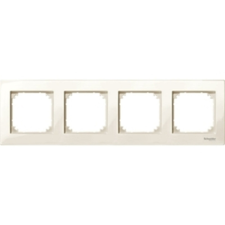 Рамка Merten M-Plan 4-постова бежевий · MERTEN · uk/ramka-merten-m-plan-4-postovaya-bezhevyj-mtn515444
