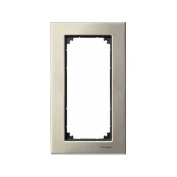 Рамка Merten металева 2-постова без перегородки M-ELEGANCE ТИТ · MERTEN · uk/ramka-merten-metallicheskaya-2-postovaya-bez-peregorodki-m-e