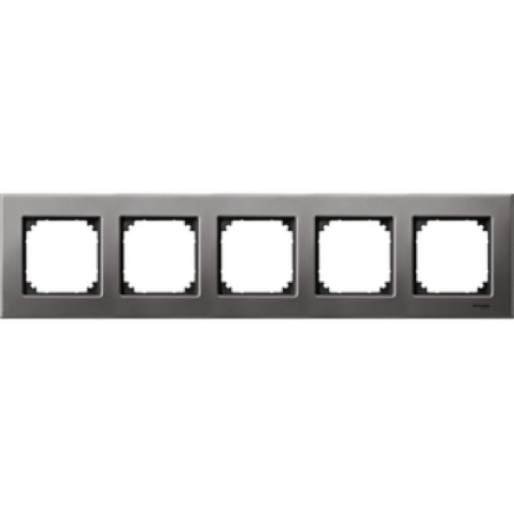 Рамка Merten металева 5-постова M-ELEGANCE родій · MERTEN · uk/ramka-merten-metallicheskaya-5-postovaya-m-elegance-rodij-mt