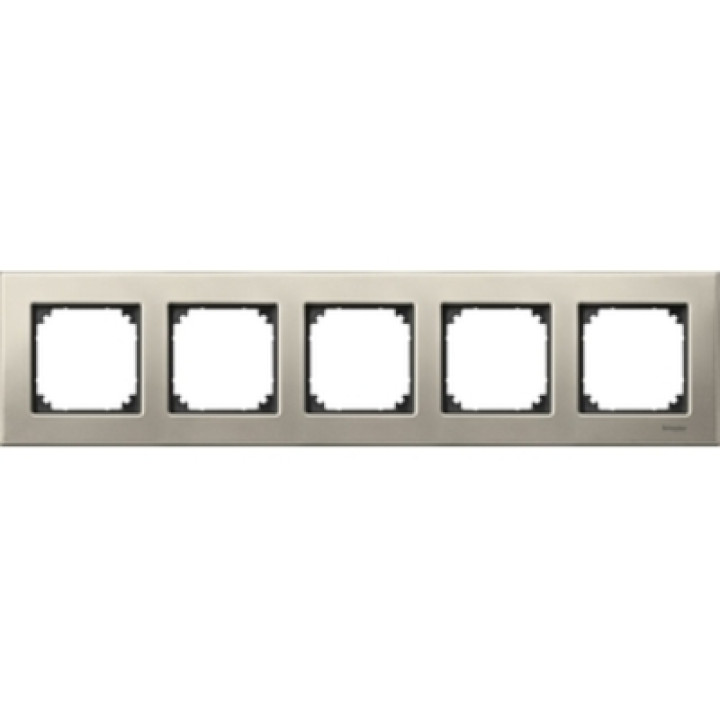 Рамка Merten металева 5-постова M-ELEGANCE ТИТАН · MERTEN · uk/ramka-merten-metallicheskaya-5-postovaya-m-elegance-titan-mt