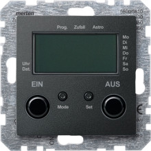 Таймер Merten електронний тижневий антрацит · MERTEN · uk/tajmer-merten-elektronnyj-nedelnyj-antracit-mtn586014