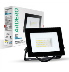 Світлодіодний прожектор Ardero LL-1030ARD 30Вт 6500K IP65 чорний