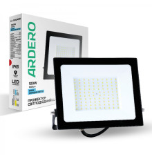 Світлодіодний прожектор Ardero LL-1100ARD 100Вт 6500K IP65 чорний