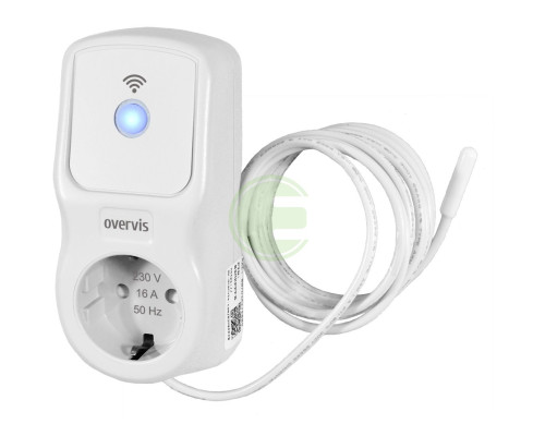 Розумна розетка-терморегулятор Новатек-Електро Wi-Fi Overvis ЕМ-126Т
