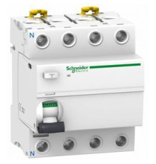 Диференціальне реле (ПЗВ) Schneider Electric Acti9 iID 4P 100A 300мА AC