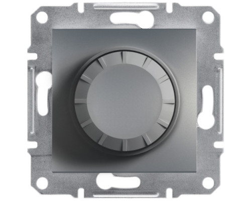 Діммер Schneider Electric Asfora Plus поворотний 20-315 Вт сталь