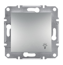 Кнопка Schneider Electric Asfora Plus «світло» алюміній
