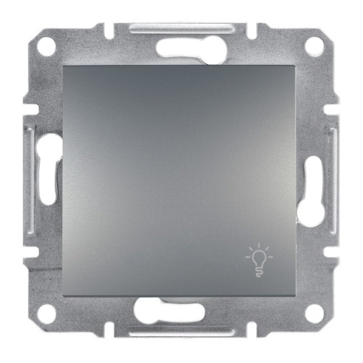 Кнопка Schneider Electric Asfora Plus «світло» сталь · Schneider Electric · uk/knopka-schneider-electric-asfora-plus-svet-stal-eph0900162