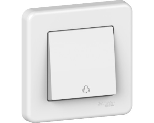 Кнопка Schneider Electric Leona «Дзвінок» білий