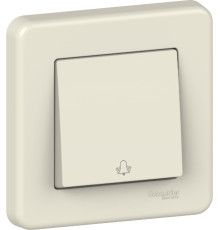 Кнопка Schneider Electric Leona «Дзвінок» крем
