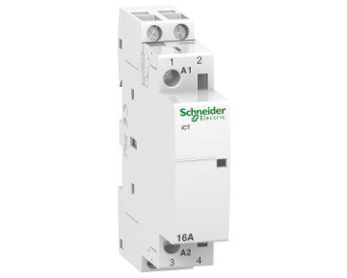 Контактор Schneider Electric Acti9 16A 2НО 230/240В, 50Гц