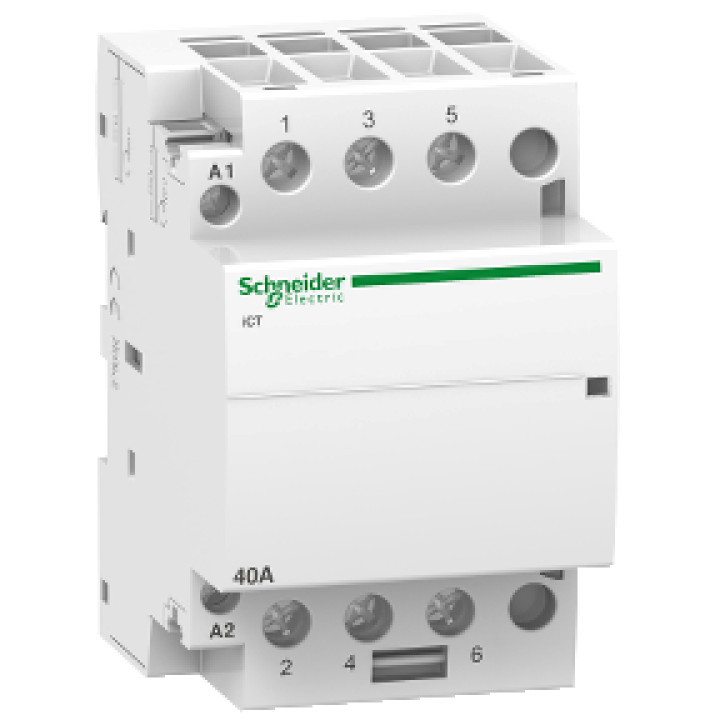Контактор Schneider Electric Acti9 40A 3НО 230/240В, 50Гц · Schneider Electric · uk/kontaktor-schneider-electric-acti9-40a-3no-230240v-50gc-a9c2