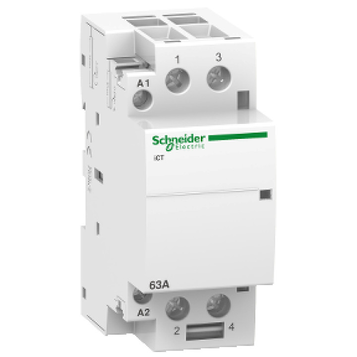 Контактор Schneider Electric Acti9 63A 2НО 230/240В, 50Гц · Schneider Electric · uk/kontaktor-schneider-electric-acti9-63a-2no-230240v-50gc-a9c2
