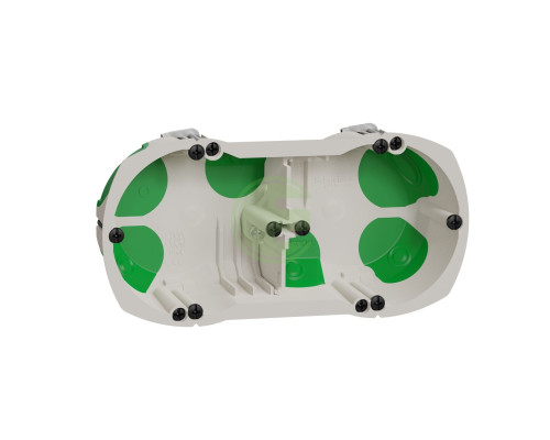 Коробка Schneider Electric 2-я установча д/суцільних стін Multifix Air 67x40