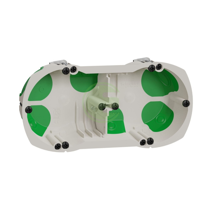 Коробка Schneider Electric 2-я установча д/суцільних стін Multifix Air 67x40 · Schneider Electric · uk/korobka-schneider-electric-2-ya-ustanovochnaya-dsploshnyh-st