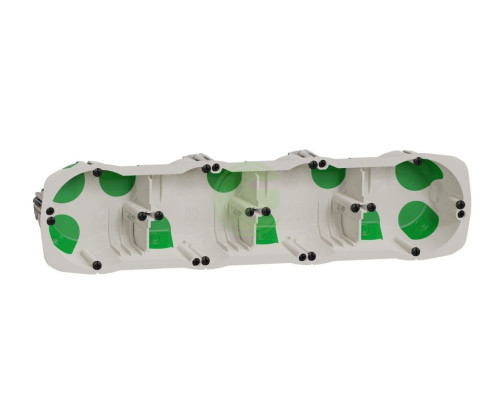 Коробка Schneider Electric 4 місця установча д/суцільних стін Multifix Air 67x40