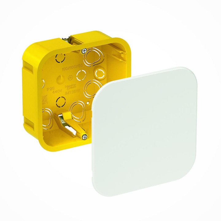 Коробка Schneider Electric розподільна для порожніх стін 100x100x50 · Schneider Electric · uk/korobka-schneider-electric-raspredelitelnaya-dlya-polyh-sten-