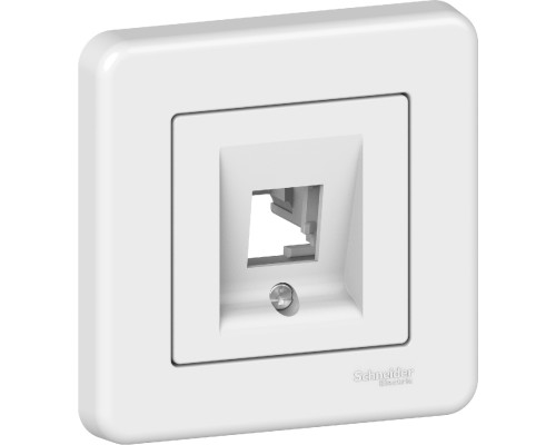 Накладка Schneider Electric Leona RJ45 1 мод. білий