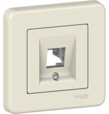 Накладка Schneider Electric Leona RJ45 1 мод. крем