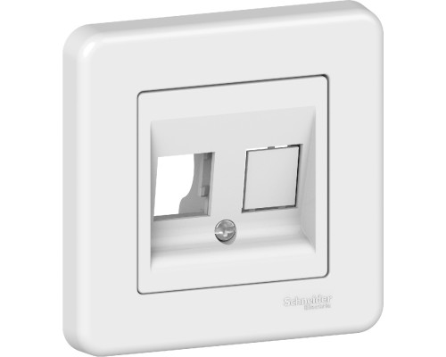 Накладка Schneider Electric Leona RJ45 2 мод. білий