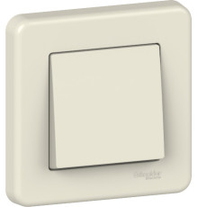 Перемикач Schneider Electric Leona перехресний 1-клавішний крем