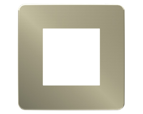 Рамка Schneider Electric Unica New Studio Metal 1-пост бронза/антрацит