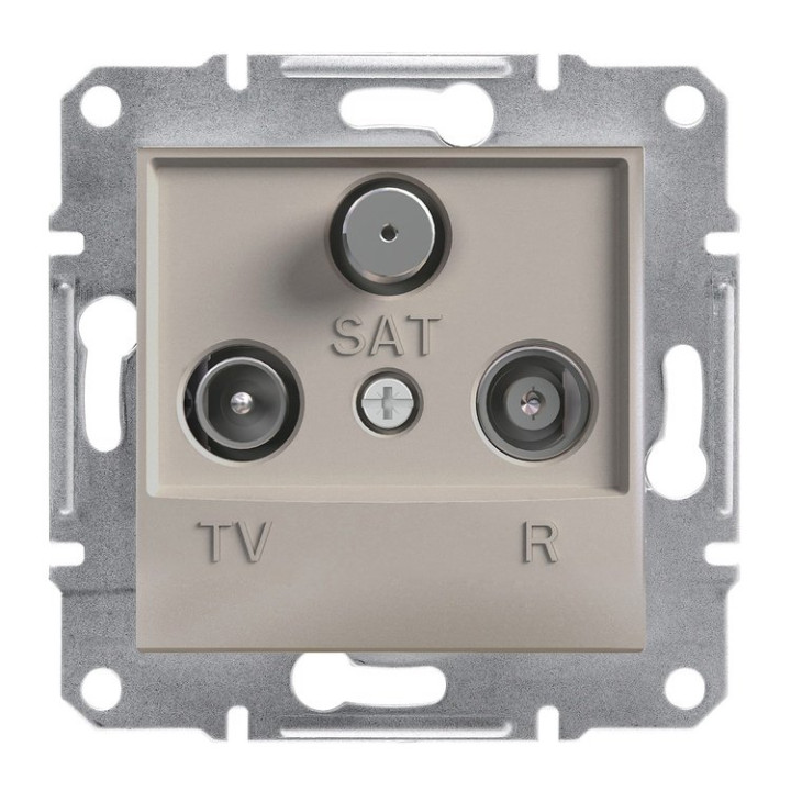 Розетка Schneider Electric Asfora Plus TV-R-SAT прохідна (4 дБ) бронза · Schneider Electric · uk/rozetka-schneider-electric-asfora-plus-tv-r-sat-prohodnaya-4-