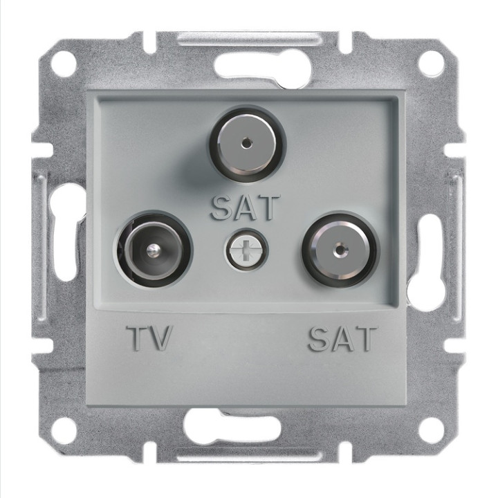 Розетка Schneider Electric Asfora Plus TV-SAT-SAT кінцева (1 дБ) алюміній · Schneider Electric · uk/rozetka-schneider-electric-asfora-plus-tv-sat-sat-koncevaya