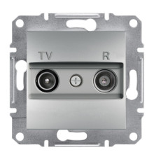 Розетка Schneider Electric Asfora Plus TV/R кінцева (1 дБ) алюміній