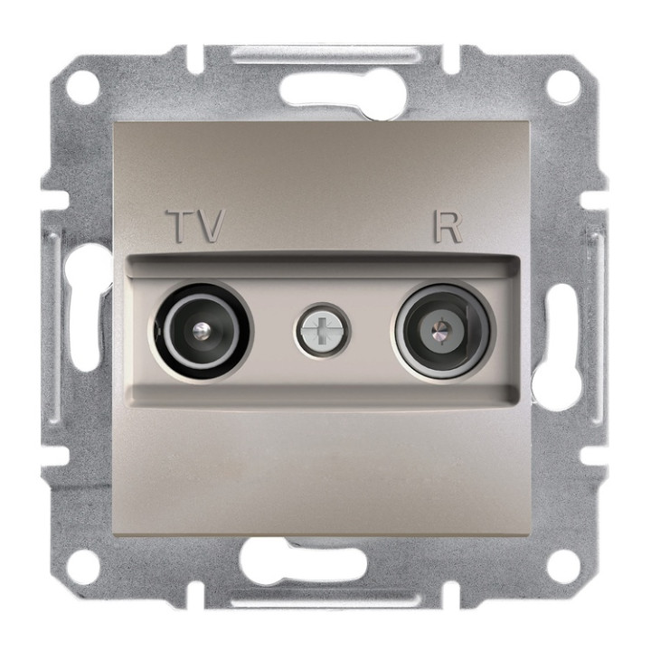 Розетка Schneider Electric Asfora Plus TV/R кінцева (1 дБ) бронза · Schneider Electric · uk/rozetka-schneider-electric-asfora-plus-tvr-koncevaya-1-db-br-