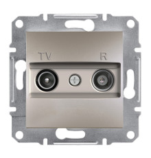 Розетка Schneider Electric Asfora Plus TV/R кінцева (1 дБ) бронза