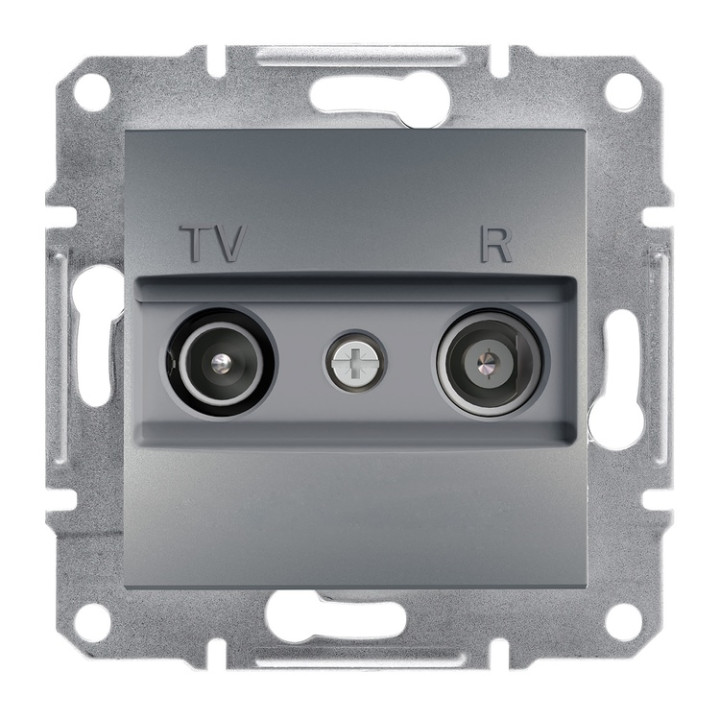 Розетка Schneider Electric Asfora Plus TV/R кінцева (1 дБ) сталь · Schneider Electric · uk/rozetka-schneider-electric-asfora-plus-tvr-koncevaya-1-db-st
