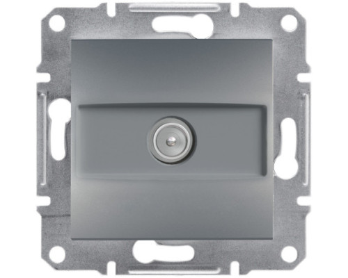 Розетка Schneider Electric Asfora TV 8 dB прохідна сталь