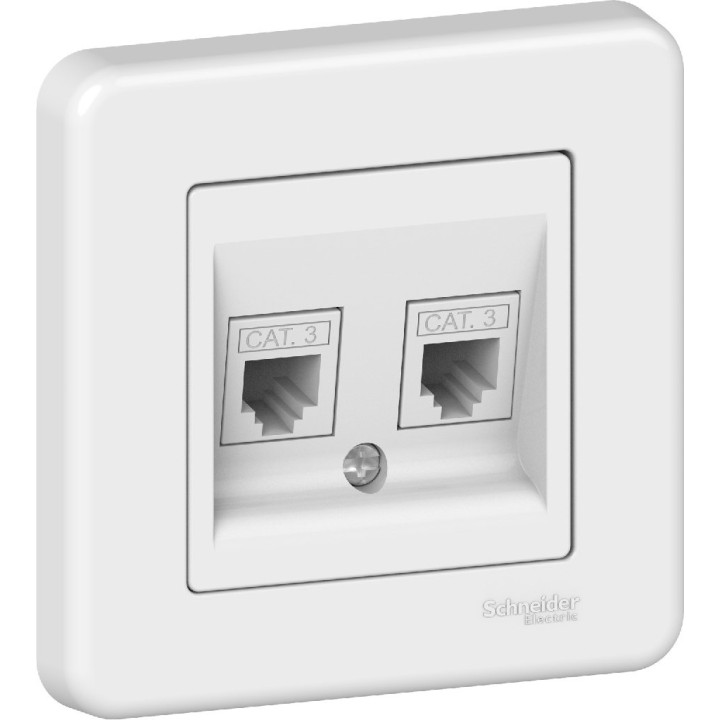 Розетка Schneider Electric Leona RJ11 білий · Schneider Electric · uk/rozetka-schneider-electric-leona-rj11-belyj-lna4200121