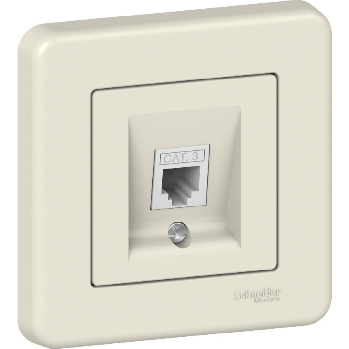 Розетка Schneider Electric Leona RJ11 крем · Schneider Electric · uk/rozetka-schneider-electric-leona-rj11-krem-lna4100123