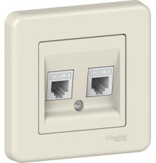 Розетка Schneider Electric Leona RJ11 крем