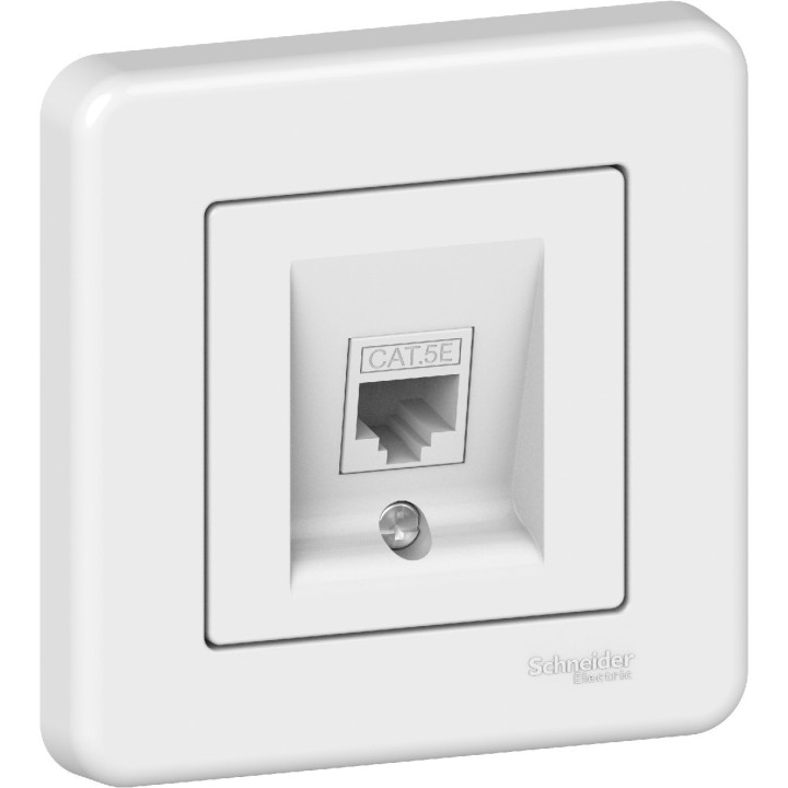 Розетка Schneider Electric Leona RJ45 cat 5e білий · Schneider Electric · uk/rozetka-schneider-electric-leona-rj45-cat-5e-belyj-lna430012