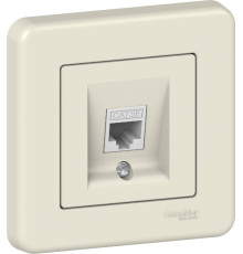 Розетка Schneider Electric Leona RJ45 cat 5e крем