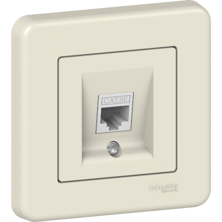 Розетка Schneider Electric Leona RJ45 cat 5e крем · Schneider Electric · uk/rozetka-schneider-electric-leona-rj45-cat-5e-krem-lna4300123