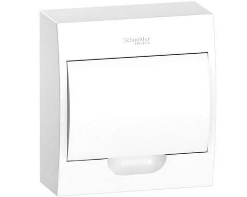 Щит Schneider Electric Easy9 навісний 8 модулів біла двері IP40