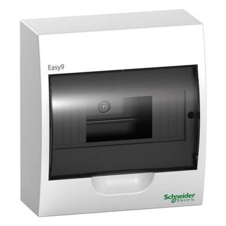 Щит Schneider Electric Easy9 навісний 8 модулів димч. двері IP40 · Schneider Electric · uk/shchyt-schneider-electric-easy9-navisnyj-8-moduliv-dymch-dver