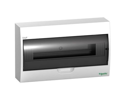 Щит Schneider Electric Easy9 навісний 18 модулів димч. двері IP40