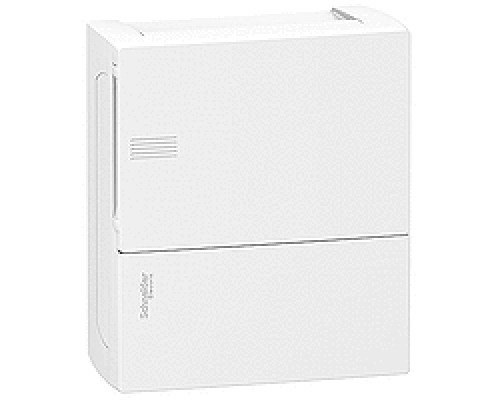 Щит Schneider Electric Mini Pragma 8 модулів навісний білі двері IP40
