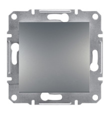 Вимикач Schneider Electric Asfora Plus 1-клавішний 2П сталь