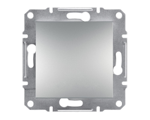 Вимикач Schneider Electric Asfora Plus 1-клавішний 2П алюміній