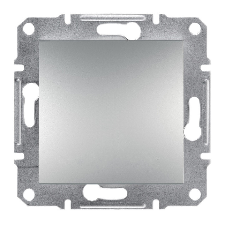Вимикач Schneider Electric Asfora Plus 1-клавішний 2П алюміній · Schneider Electric · uk/vyklyuchatel-schneider-electric-asfora-plus-1-klavishnyj-2p