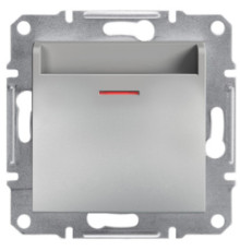 Вимикач Schneider Electric Asfora Plus картковий алюміній