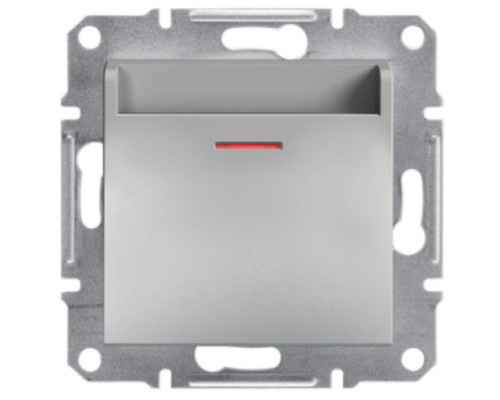 Вимикач Schneider Electric Asfora Plus картковий алюміній