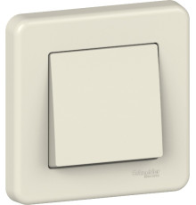 Вимикач Schneider Electric Leona 1-клавішний крем
